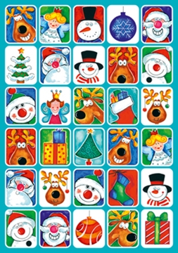 Image de Étiquettes récompenses : Noël en hiver